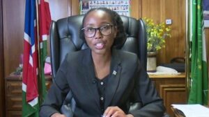 Namibia Minister of ICT, Emma Theofelus
