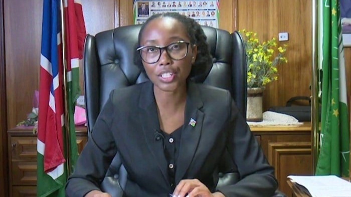 Namibia Minister of ICT, Emma Theofelus
